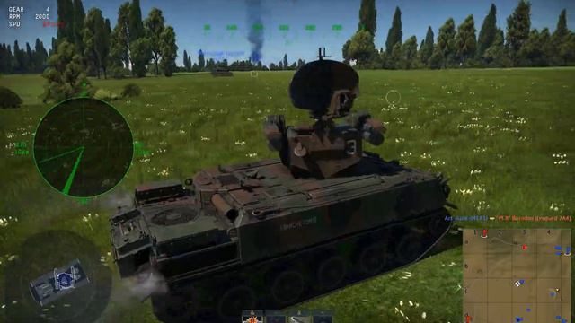 DCA Roland 1, Unité anti-aérienne Française. (SAM Roland 3) WAR THUNDER смотреть онлайн