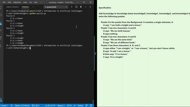 CS50''S Introduction To AI With Python - Project 1 a: Knights смотреть онлайн