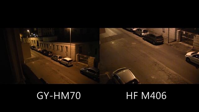 JVC GY-HM70 Low Light Comparison смотреть онлайн