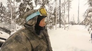 Снегоход Arctic Cat Bearcat 570 и Stels Viking 600 по глубокому снегу. Штурмуем горы на снегоходах.