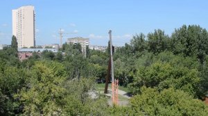 Падает труба котельной