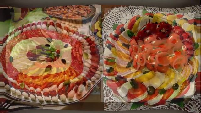 Красивая нарезка на праздничный стол Идеи украшения стола нарезкой Ассорти смотреть онлайн