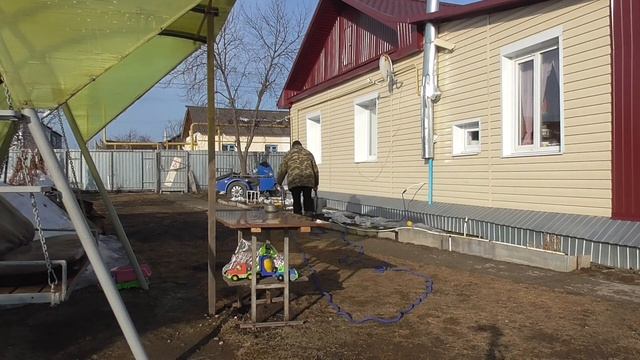 Обычное утро. Топлю баню. смотреть онлайн