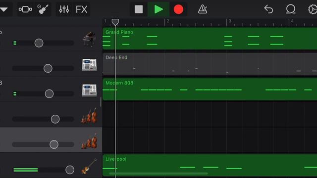 Бит в GARAGEBAND смотреть онлайн