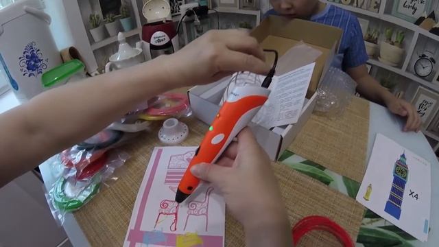 Классная 3D ручка с 100м пластика c Алиэкспресс от MYRIWELL смотреть онлайн