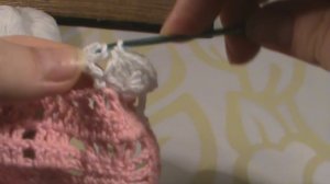 Кайма для детского пледа крючком.