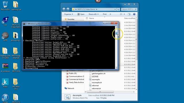 Minecraft Decompile 1.7.2 (Eclipse Run) смотреть онлайн