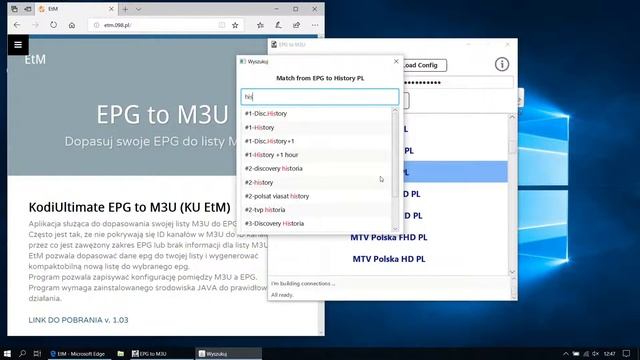 EPG to M3U v.1.1 смотреть онлайн