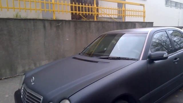 Naše práce 2016 Karbonová fólie+černá matová Celopolep auta Mercedes-autofólie v Kladně смотреть онлайн