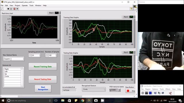 Gesture recognition from 3-axis accelerometer using DTW algorithm смотреть онлайн