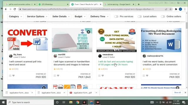 How To Earn 50+ dollar par day with PDF Gig On Fiverr 2022 смотреть онлайн