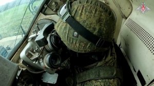 Боевая работа расчета ЗРК «Стрела-10»