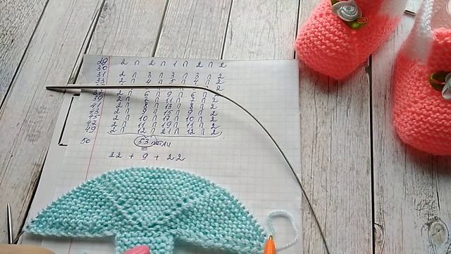 Бесшовные пинетки со схемой. Часть 1/baby Booties Knitting/Babyschuhe Stricken