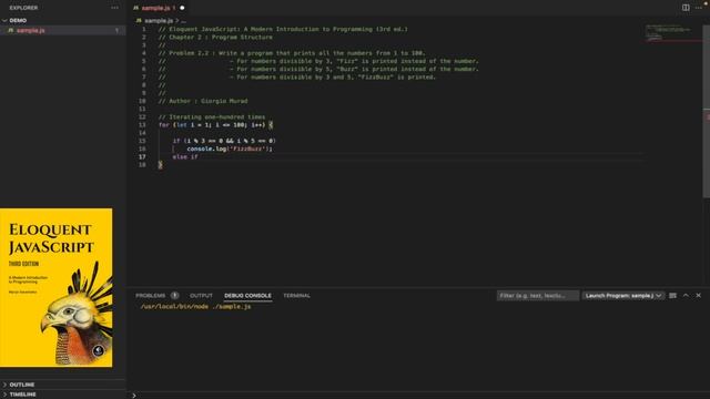 Eloquent JavaScript Problem 2.2 смотреть онлайн