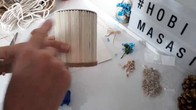Plastik kap,ahşap tahta karıştırıcıdan organizer yapımı|Kalemlik yapımı|Geri dönüşüm|Kendin yap|DIY смотреть онлайн