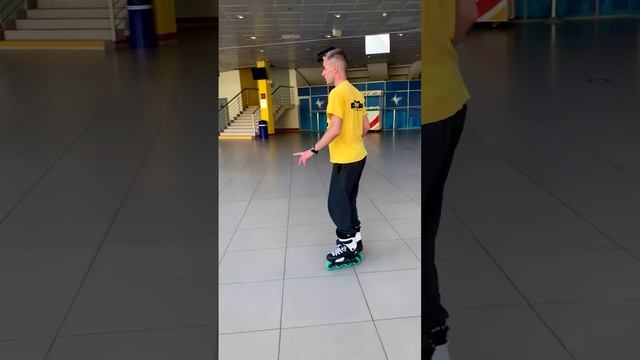 Учимся тормозить на роликах смотреть онлайн