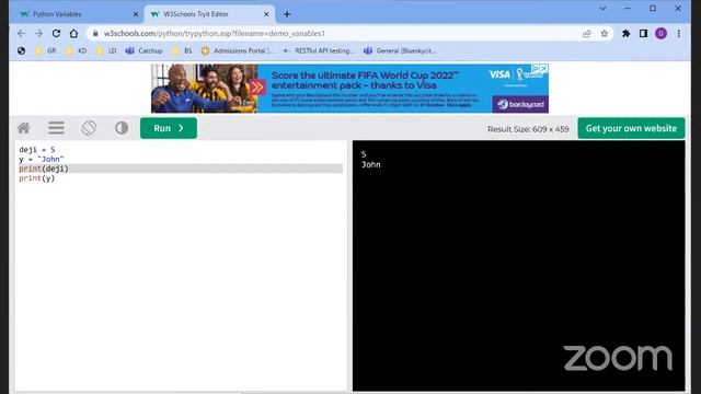 Python For Kids: Workshop 2: Variables смотреть онлайн