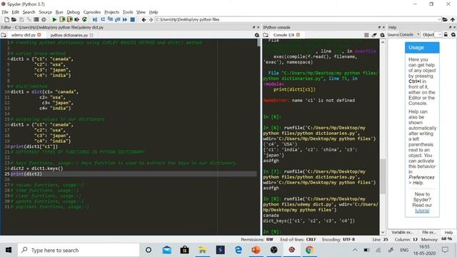 Python Dictionaries | Lecture 9 | Fundamentals of Python Programming | KodeEdify смотреть онлайн