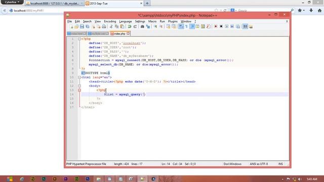 Working with PHP & MySQL смотреть онлайн
