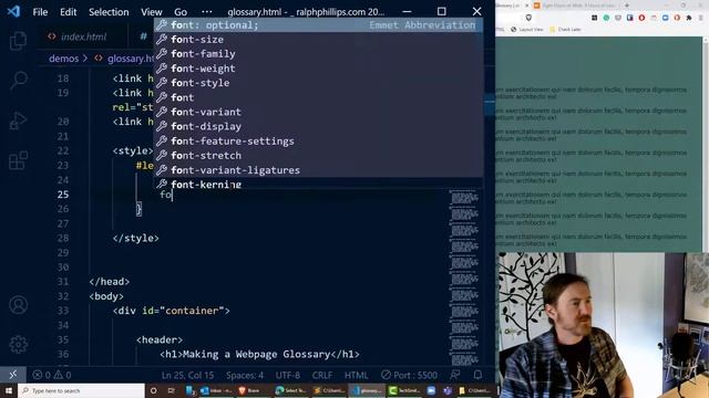 Create a Webpage Glossary or FAQ with the DL, DT, and DD HTML Elements - Part 1 смотреть онлайн