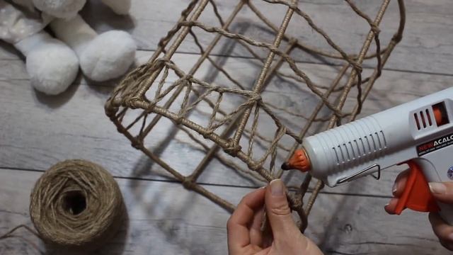 ? КРАСОТА из ДЖУТА (каната, веревки) и доступных материалов своими руками. Jute craft ideas easy.? смотреть онлайн