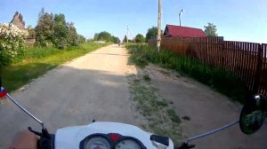 Покатушки на скутере: ЕДЕМ В ПОЛЯ !!!