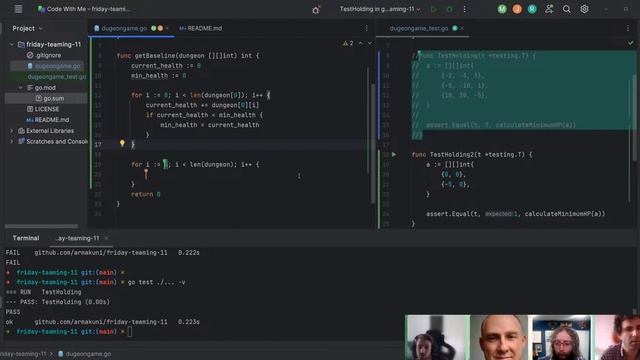 Friday Teaming #11 - Leetcode challenge in Go смотреть онлайн