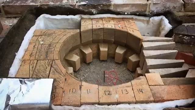 Круглая шамотная топка казана смотреть онлайн