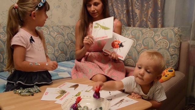 Обучающее видео для детей - изучаем насекомых. Детское видео. ЖУКИ BUGS смотреть онлайн