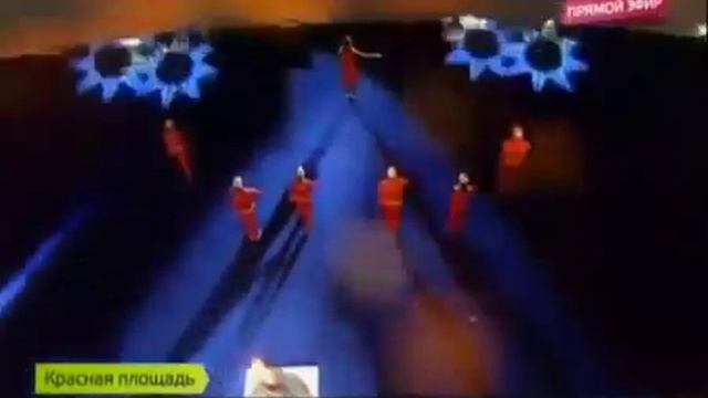Алина Артц Олимпийский танец Выступление на Красной Площади смотреть онлайн