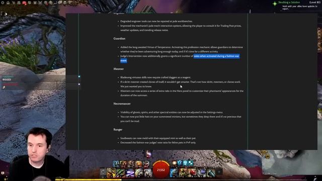 Mantra & Shout Buffs/Nerfs, Elite Spec Changes, & More - April 1st Guild Wars 2 News смотреть онлайн
