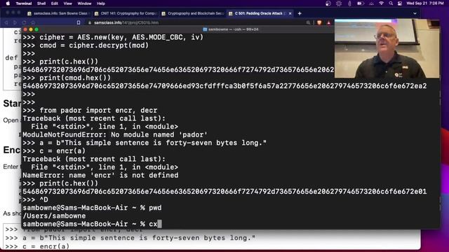 C 501 Padding Oracle Attack смотреть онлайн