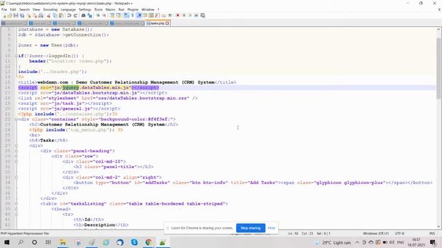 Build CRM System with PHP : Sales Section (5/10) смотреть онлайн