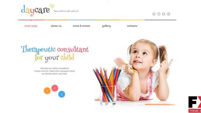 Preview Kids Center Responsive WordPress Theme TMT смотреть онлайн