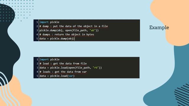 Pickle Module : in Python смотреть онлайн