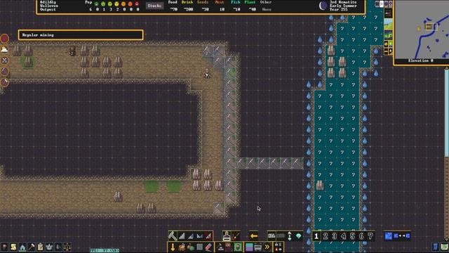 Dwarf Fortress - Quick Tutorials - Easy Moats смотреть онлайн