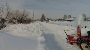 Что лучше при уборке снега шнекороторный снегоуборщик  или отвал?