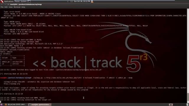 BackTrack SqlMap ve Admin Panel Bulucu - Dev1453(Tornado) смотреть онлайн