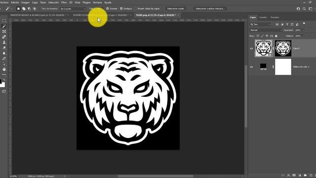 Invertir Colores Negros a Blancos Correctamente en Photoshop. смотреть онлайн