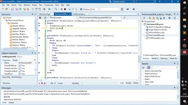 Working with multiple forms - Delphi Tutorial (Part 56) смотреть онлайн