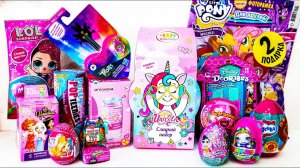Купила 15 РОЗОВЫХ СЮРПРИЗОВ ЛОЛ, Пони, Тролли, Царевны, Дисней и другие