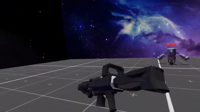 Preview of upcoming robot wave shooter for HTC Vive смотреть онлайн