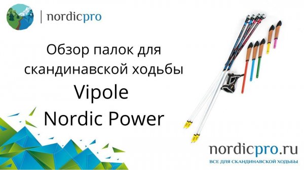 Vipole Nordic Power палки с утяжелением в рукоятках