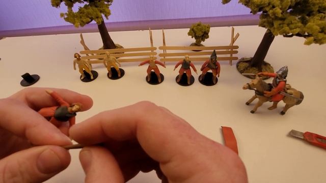 Русские рейтары из пластилина.