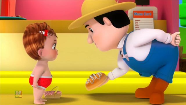 As Rodas Do Trator Giram E Giram | Musica Para Bebes | Farmees Português | Vídeos Animados