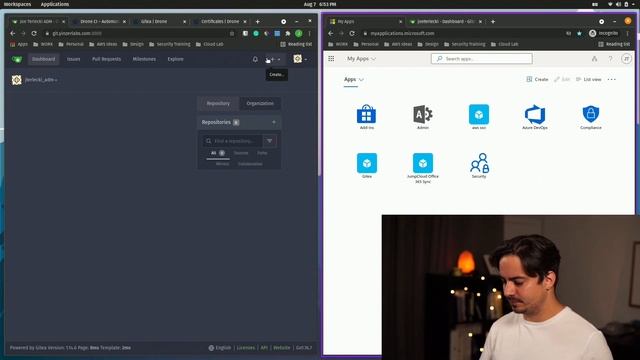 DevOps Daily | Deploying my GIT and Continuous Integration Servers with Gitea, DroneCI, and Azure A смотреть онлайн