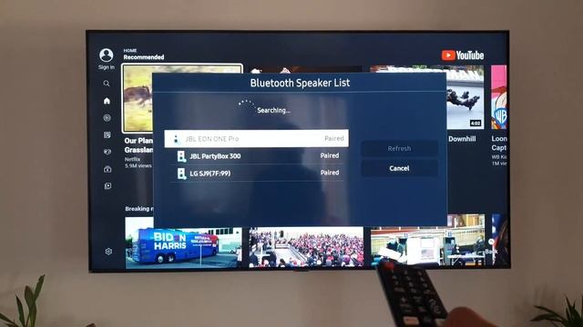 How to connect Bluetooth from smart TV to any Bluetooth speaker - Connect a TV to speaker wireless смотреть онлайн