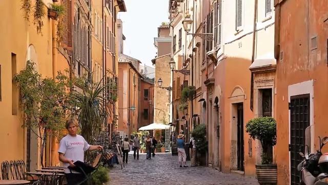 Улица виа-делла-Скала | Трастевере. Достопримечательности Рима смотреть онлайн