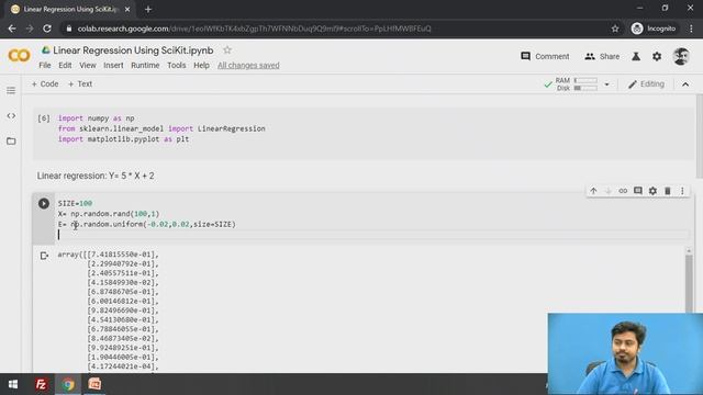 Linear Regression using Scikit смотреть онлайн