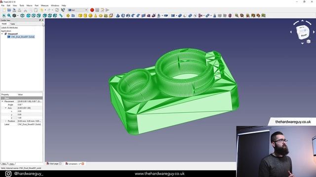 FreeCAD for Beginners pt.3 - Importing and Editing .STL Files смотреть онлайн